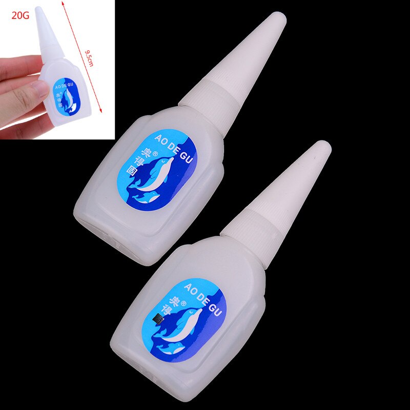 20g Instant Quick-drying Cyanoacrylate Adhesive Strong Bond Leather Rubber Metal Glass Office Supplies 502 Super Liquid Glue