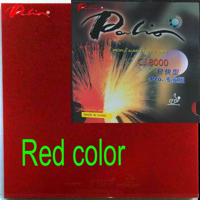 Palio Belag CJ 8000 Speed – Rot, 1,7 Mm Schwamm – Für Offensiven Tischtennisspiel