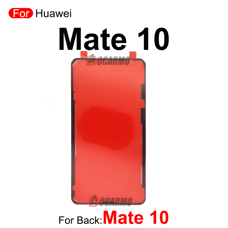 For Huawei Mate 10 20 30 40 Pro Rear Door Housing Mate 20Pro 30Pro Back Cover Adhesive Sticker Tape Glue Replacement: ROSE RED