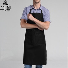 Canvas Cotton Aprons Canvas Pockets Baking Chefs Kitchen Cooking Apron фартук кухонный Chefs With Hat Household Merchandises