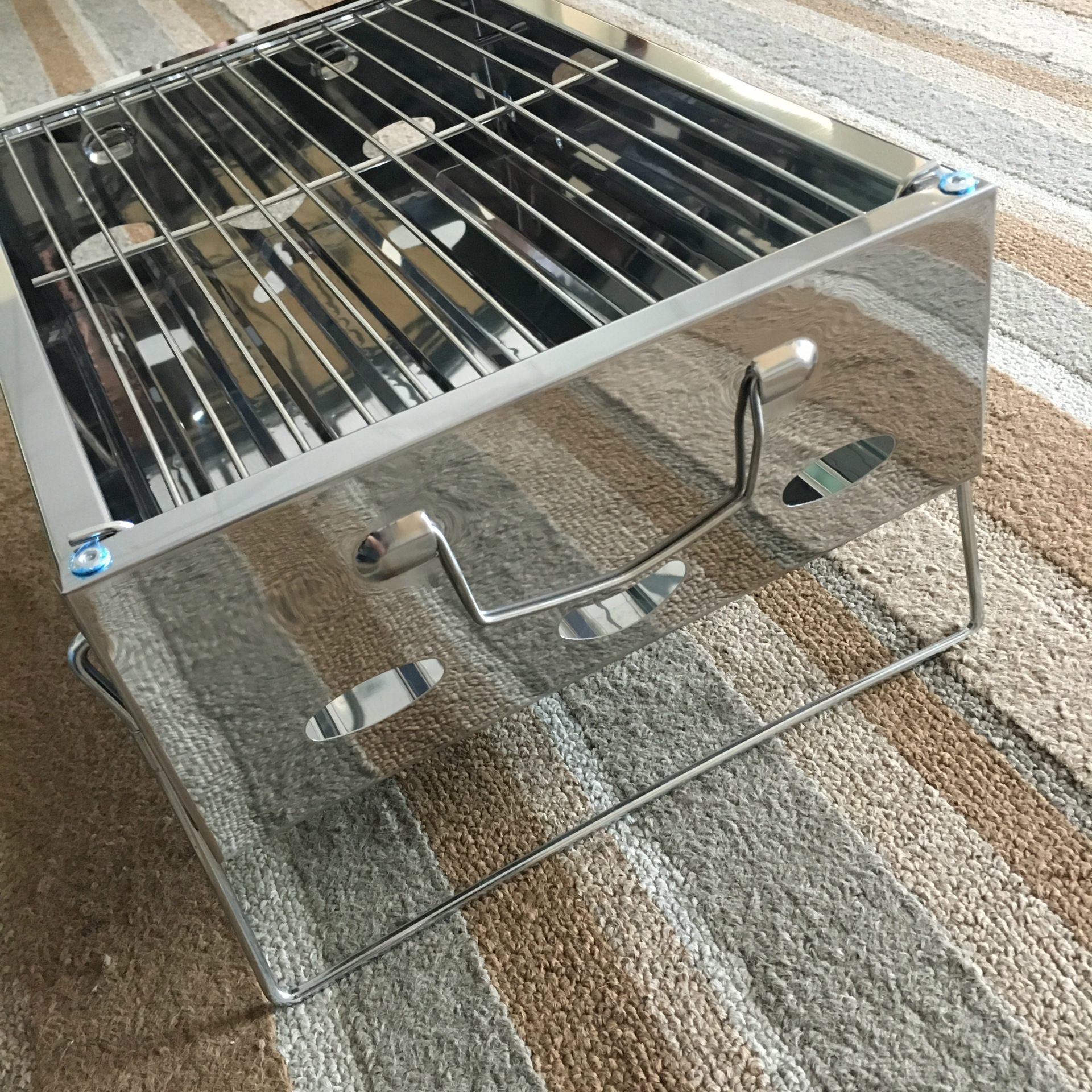Direct Verdikte Rvs Barbecue Grill Outdoor Folding Barbecue Grill Houtskool Bbq Barbecue Grill Bbq Draagbare Grill