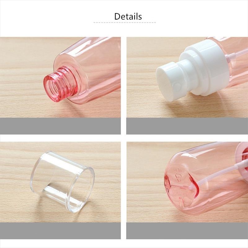 30/60/100ml Refillable Travel Empty Bottles Shampoo Shower Gel Lotion Container Alcohol Cosmetic Spray Atomizer water Bottle 1PC