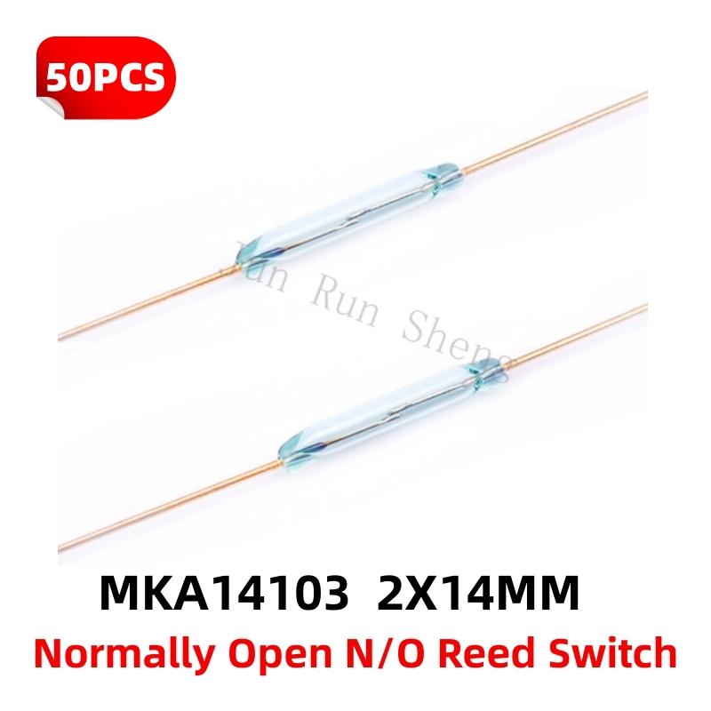 50PCS Reed Switch Magnetic Control Sensor Normally Open 0.3A 0.5A 5A MKA-07101 MKA-10110 MKA-14103 MKA-16101 MKA-20101 MKA-50202: Blue