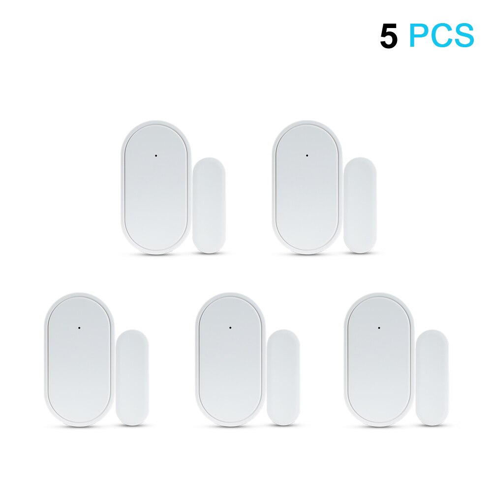 Awaywar Door Window Sensor Wireless 433MHz Magnetic Switch Contact Detector Signaling for Intruder home Security Alarm System: 5 PCS