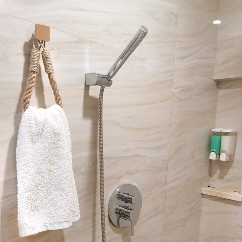 Support mural Boho pour serviettes de bain, organisateur de papier noir doré, décoration de salle de bains, accessoires de Wc