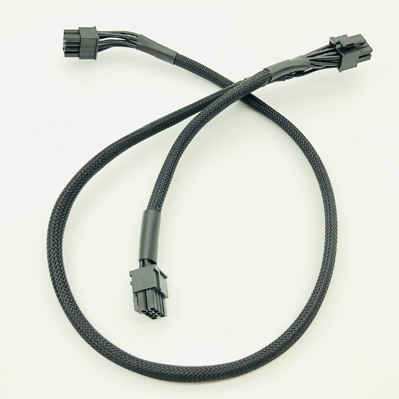 PCI Express GPU 8pin a Dual 8(6 + 2)Pin Cable de alimentación tarjeta gráfica 8pin 1 a 2 Cable de alimentación para Corsair RM650X RM750X RM850X RM1000X
