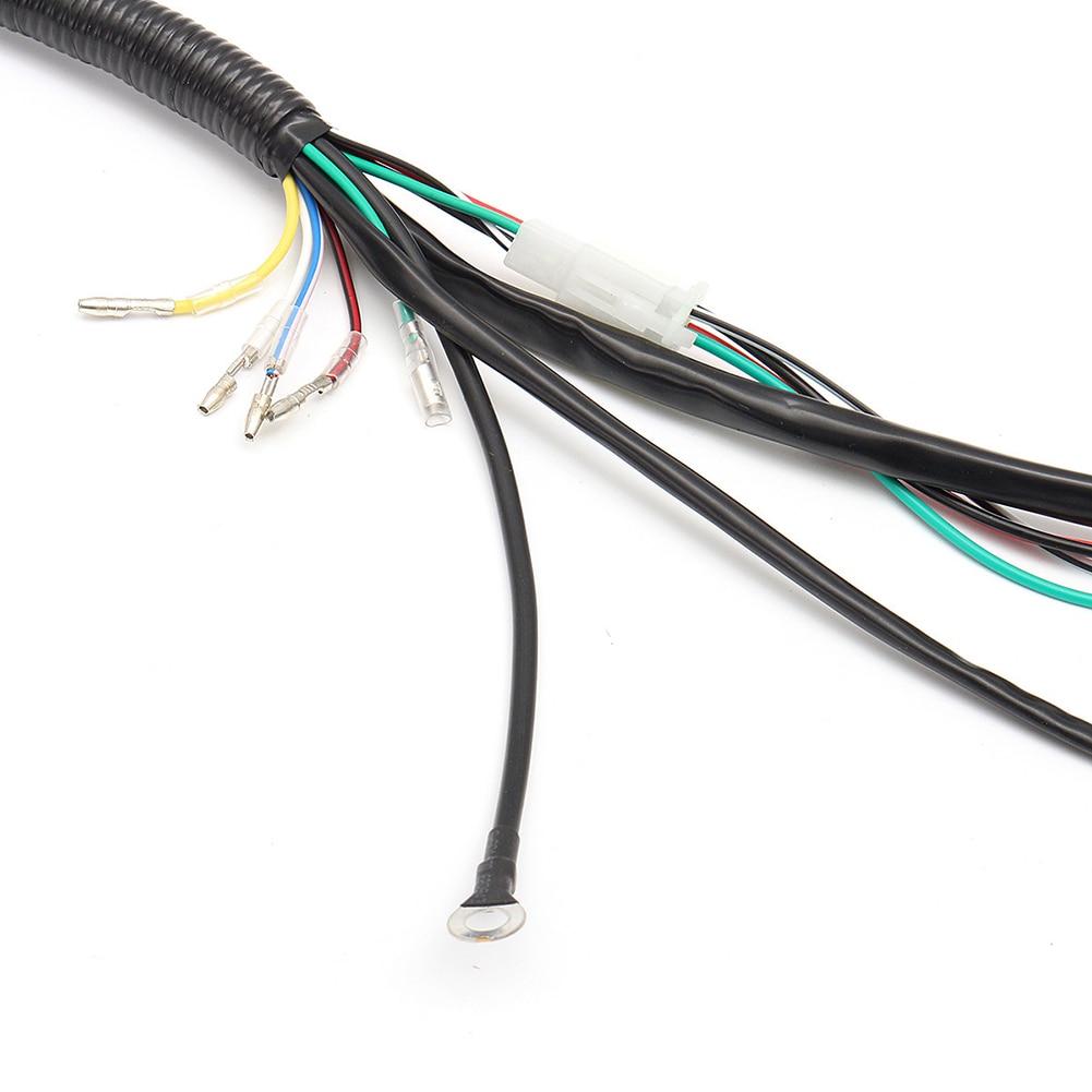 Electric Universal ATV Complete Buggy Accessories Stable 50-125cc Start Engine Quad Bike Wiring Harness Kit