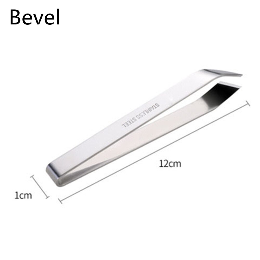 Seafood Tool Tweezer Stainless Steel Fish Bone Tweezers Remover Pincer Puller Tongs Pick-Up Kitchen Pick-Up Crafts: Bevel