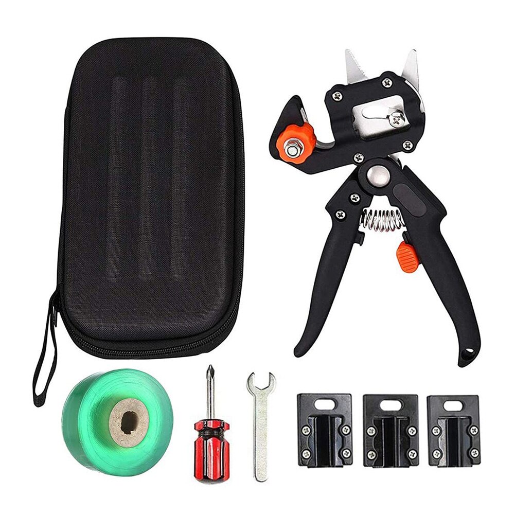 1 Set Fruit Tree Plant Gardening Pruning Shears Garden Scissors Grafting Pruners Garden Plant Grafting Tool: A