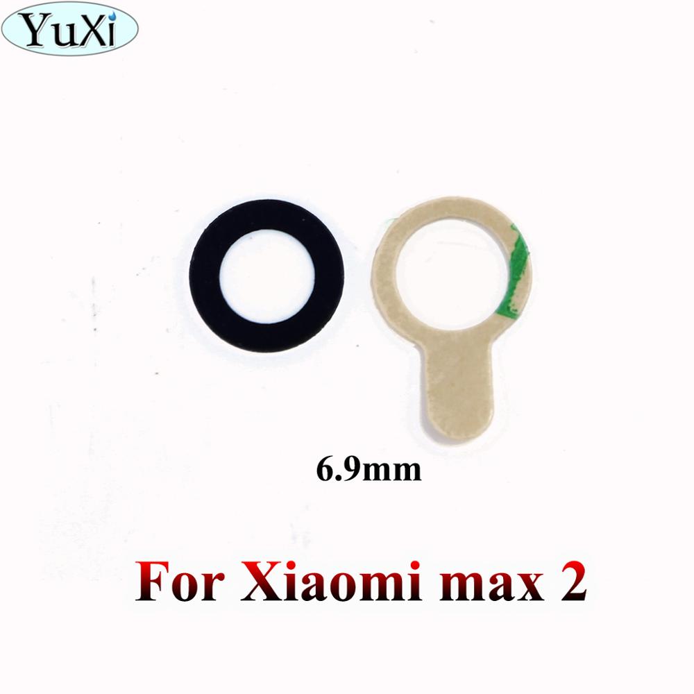 YuXi Rear Terug Camera Glas Lens Cover Voor Xiao mi mi mi x 2 2 s max 2 3 f1 voor mi 5 6 8 met Ahesive Sticker Vervangende Onderdelen