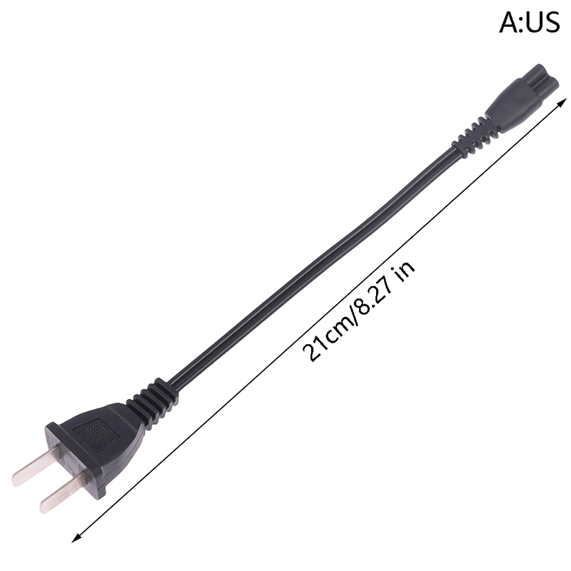 Flashlight Charging Power Cord 220V 110V Direct Charging Universal Double Hole Light Charger For Rechargeable Flashlight EU US: Beige