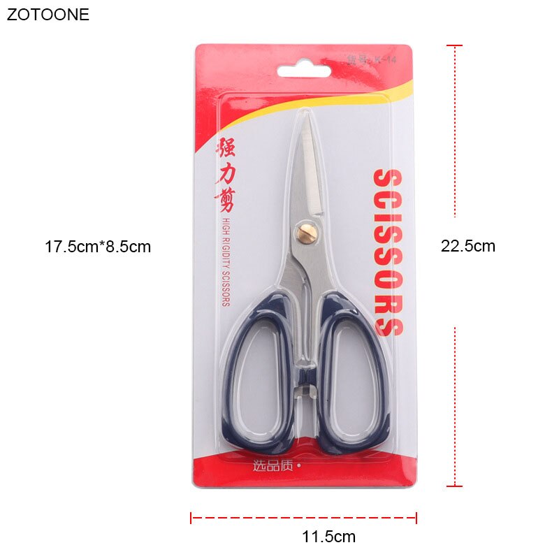 Ménage tailleur ciseaux acier inoxydable multifonction bureau tissu ciseaux bricolage étudiant sécurité main ciseaux outils de couture G: S