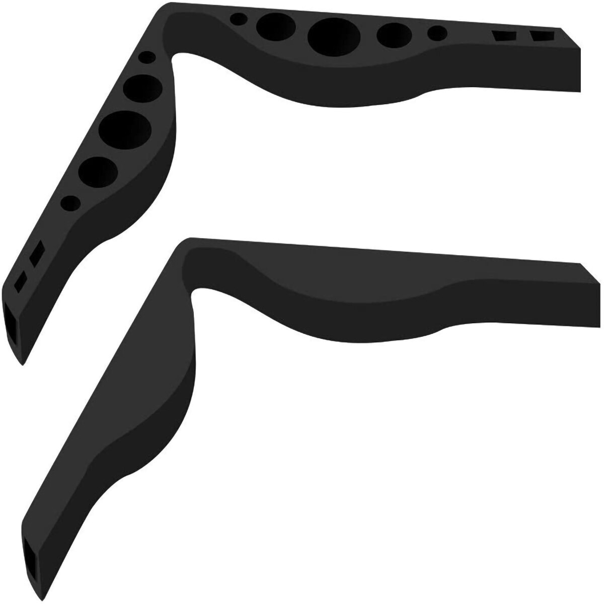 5PCs Face Silicone Nose Bridge Increases Breathing Space To Help Breathe Smoothly Anti-fogging Nose Bridge: 1pc D