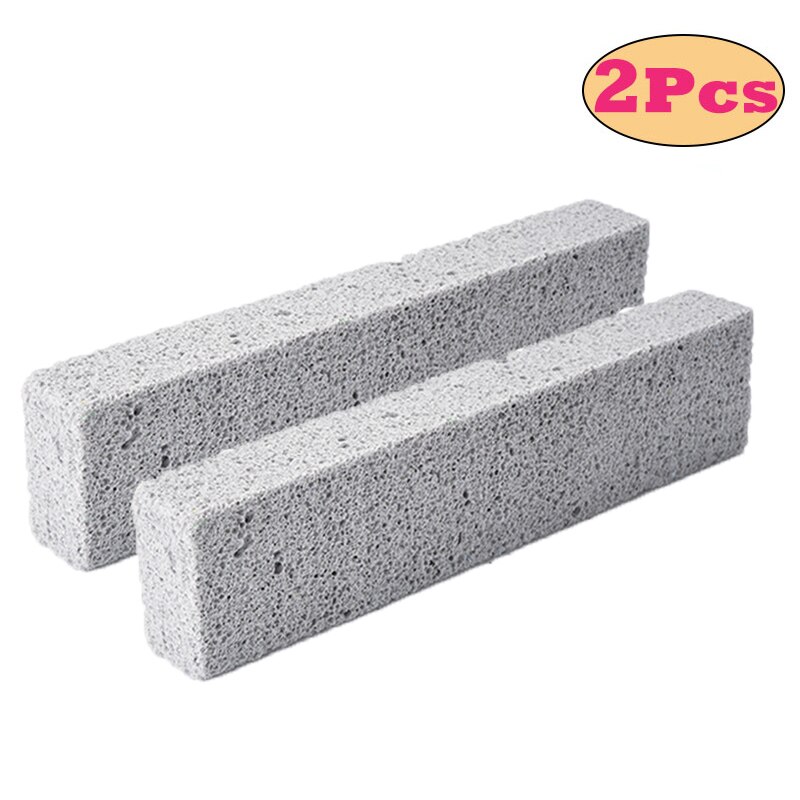BBQ Cleaner Barbecue Grill Cleaning Brick Non Slip Odorless BBQ Cleaning Stone Stains Cleaner for Grill Mesh BBQ Accessories: 2Pcs brick-B