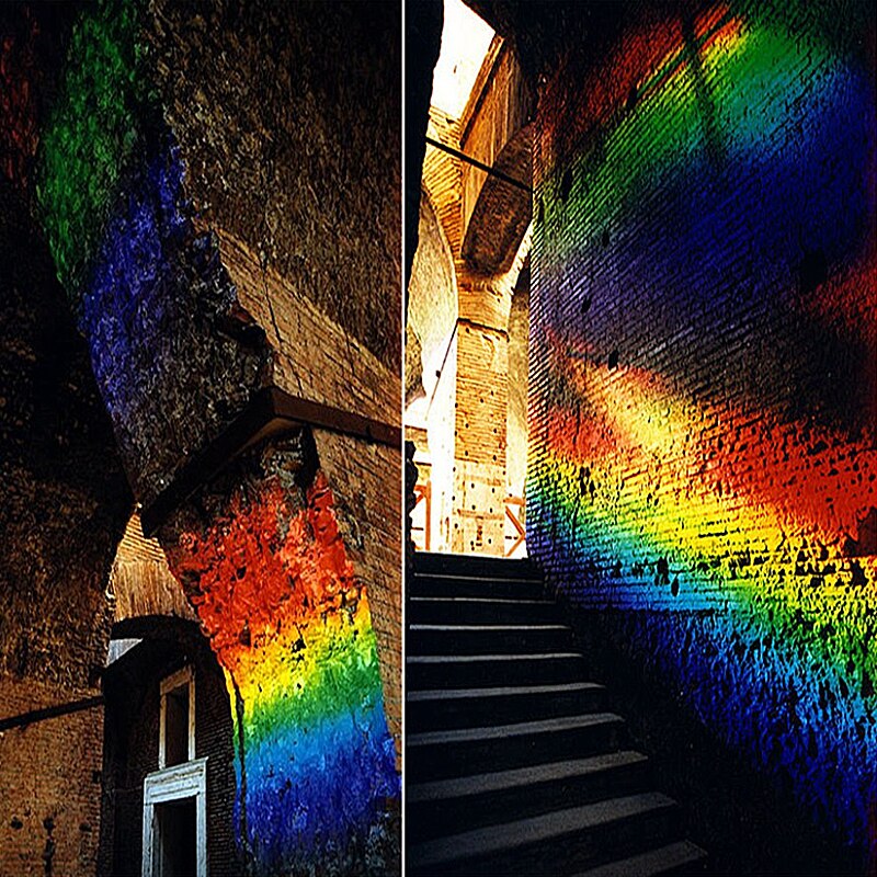 1pcs Optical Glass Right Angle Reflecting Triangular Prism For Teaching Light Spectrum Rainbow prism