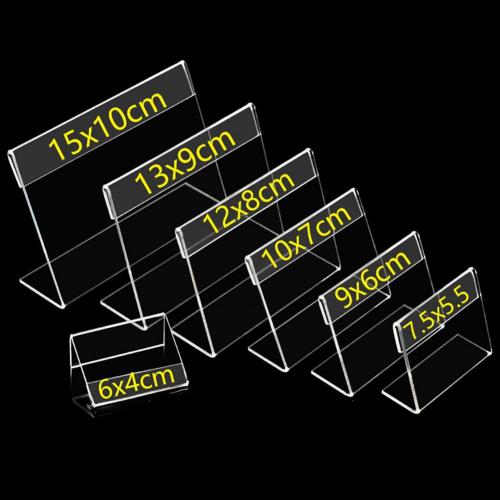 40%HOTMulti-function Transparent Acrylic Display Holder for Meeting: 120 80mm