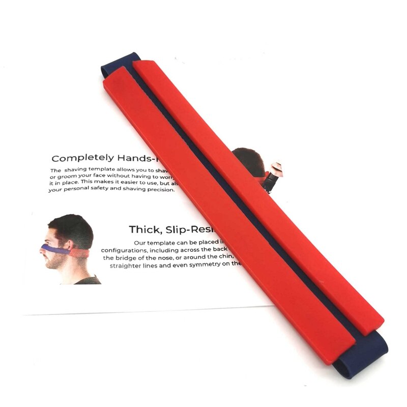 Neckline Shavingtemplate and Hair Trimming Guide Barber Style Diy Hands-Free Cut, Trim and Shave Use for Straight Line