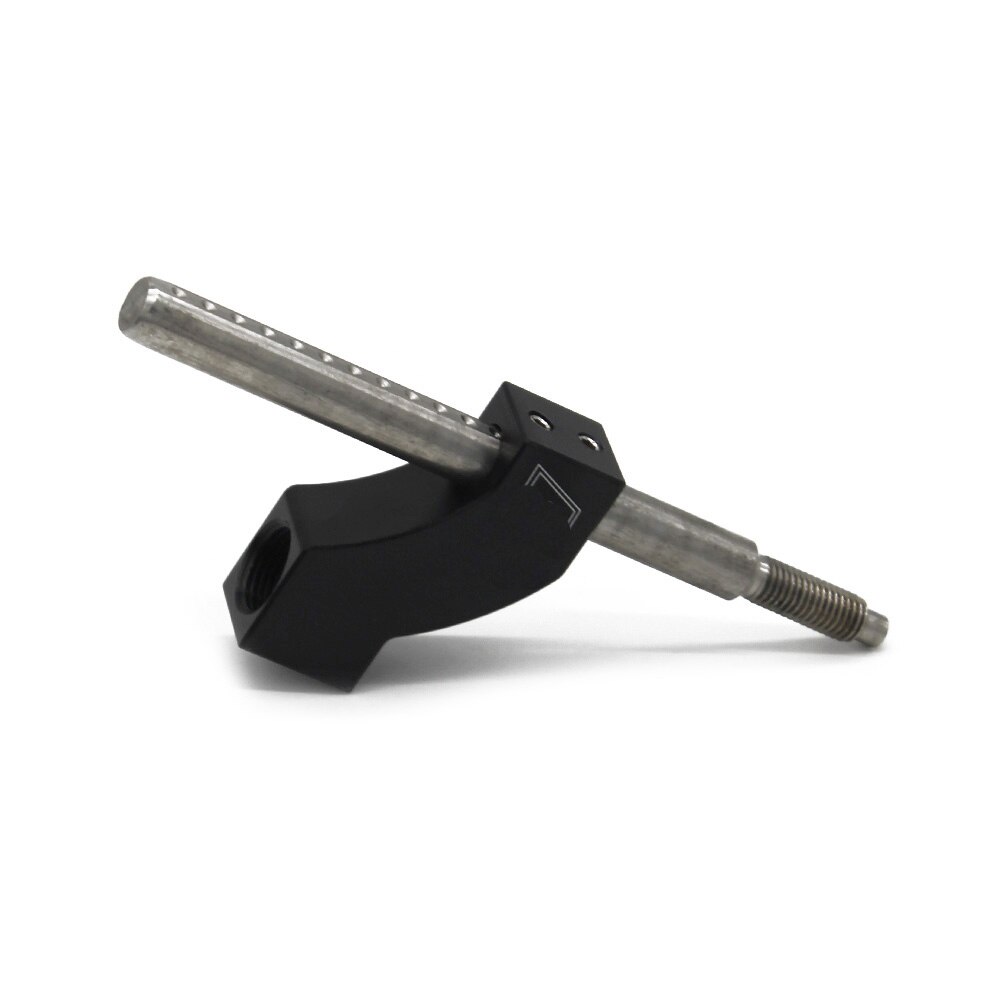 Adjustable Shift Lever Shift Knob Extender Short Shifter Extension Adapter Universal for (10X1.5) Gear Knob