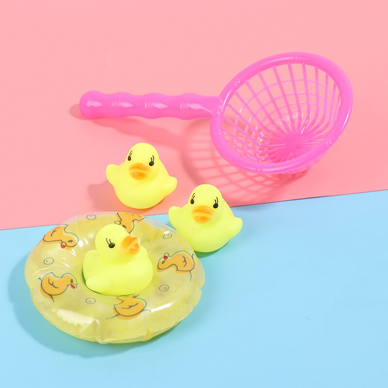 5 Stks/partij Willekeurige Mini Kleurrijke Rubber Float Bad Speelgoed Baby Badkamer Water Zwembad Speelgoed