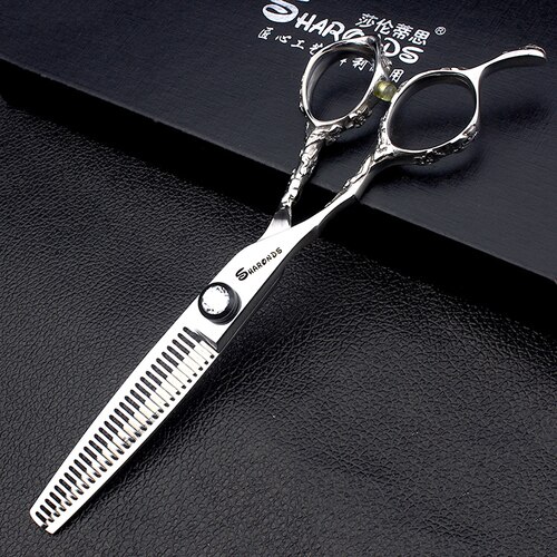 6 Inch Left-handed Barber Scissors Hairdressing Thinning Scissprs Cutting Shears Left Handed Hairdresser Makas: 6inch A2