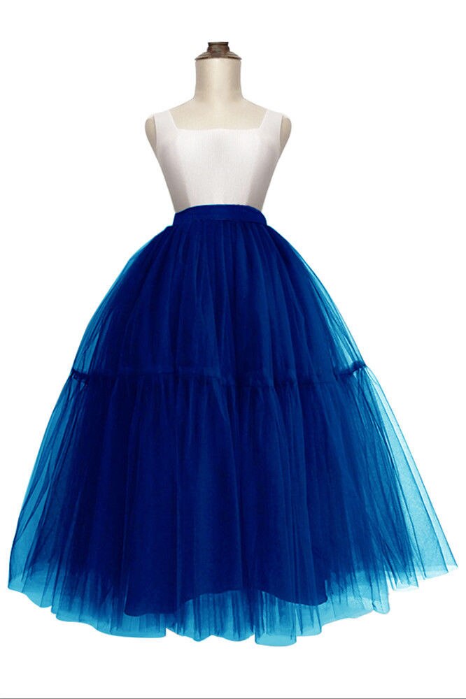 Schwarz Lange Hochzeit Petticoat Tüll Felsen Brautkleid Ballkleid Unterrock Hochzeit Zubehör