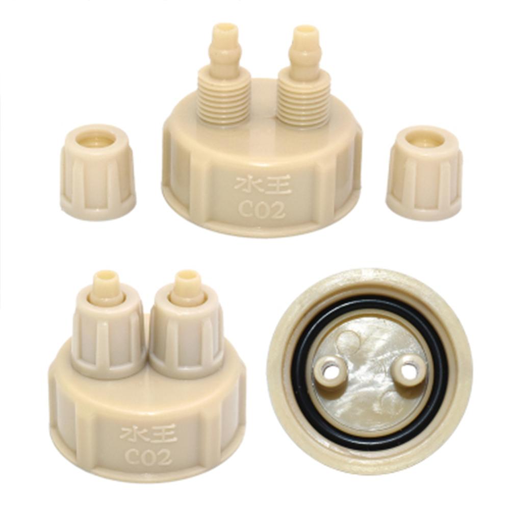 CORHAD 2-Pack DIY CO2 Bottle Cap Generator For Aquarium - Reactor Caps For Fish Tank Plant System