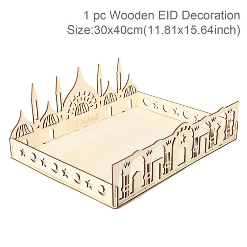 Houten Hanger Eid Mubarak Ramadan Decoratie Voor Thuis Ramadan En Eid Decor Eid Al Adha Islamitische Moslim Decor