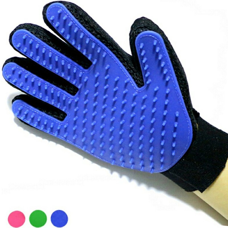 Gant en silicone pour chats | Peigne de Massage, poils d'animaux, brosse en silicone, accessoires de toilettage, fournitures de toilettage pour chats