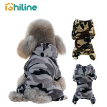 Herfst Winter Camouflage Fleece Honden Jumpsuits & Rompertjes Jassen Jassen Hoodies Viervoetige Hondenkleding Voor Kleine Middelgrote Honden