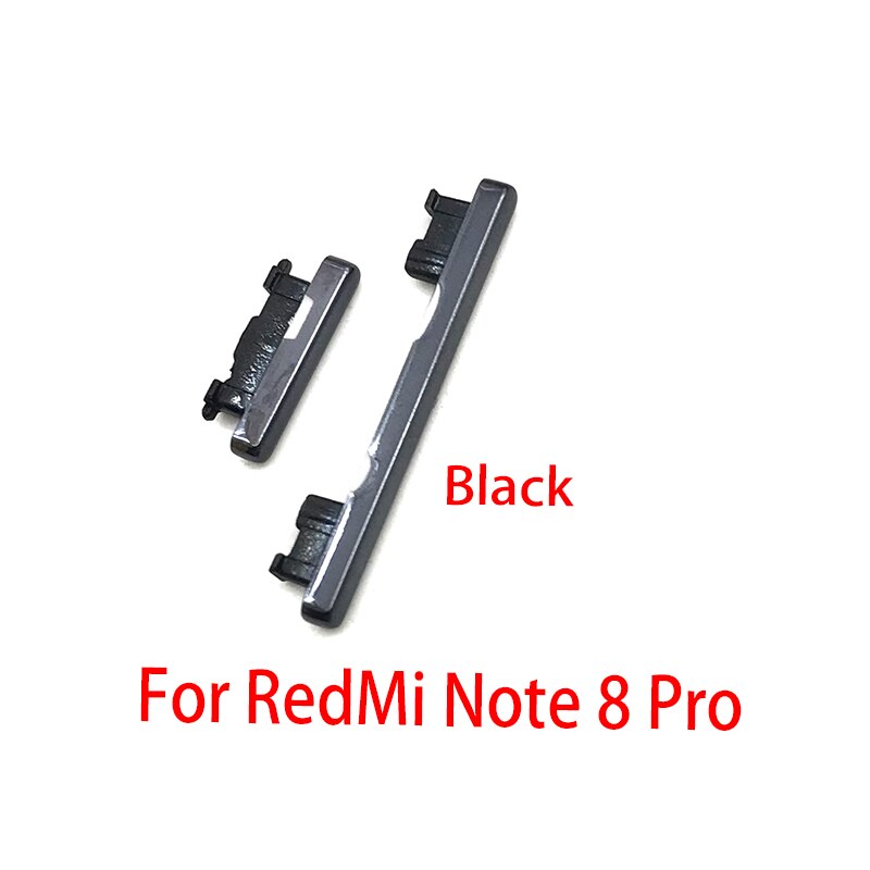 Power On Off Volume Zijknop Key Flex Kabel Vervangende Onderdelen Voor Xiaomi Redmi Note 8 Pro: Note 8 Pro Black