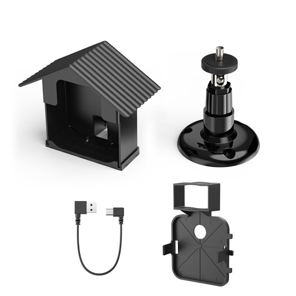 3 Packs Wall Mount Bracket Kit for Blink XT Camera Weatherproof 360 Degree Protective Anti Glare UV Camera Security System: Dark grey