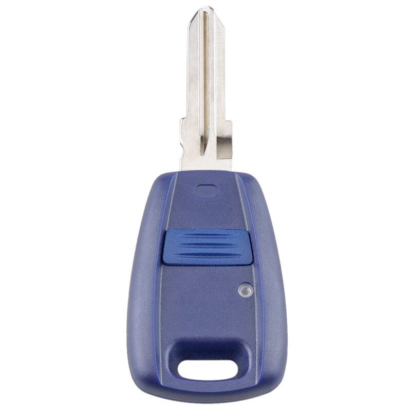 Étui bleu Durable pour clé de voiture, 1 pièce, 1 bouton, coque de remplacement pour télécommande avec lame GT15R, adapté à Fiat Punto Doblo Bravo