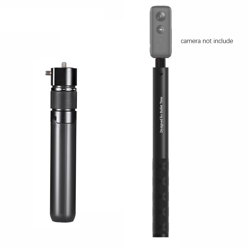 Bullet Time-mango de trípode de rotación para palo de Selfie, accesorio para GoPro Max 9, ONE R / ONE X/ONE, 360: Handle and Stick