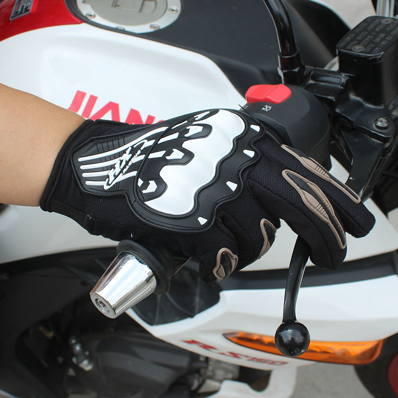 Pro-Biker moto rcycle Handschoenen moto Volledige vinger Luvas wanten handschoen BLAUW/ROOD/ZWART moto ciclismo Para guantes moto cross Racing handschoenen