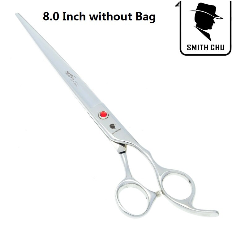 Tijeras de aseo para mascotas Smith Chu, 8 ", Japón 440C, tijeras curvas para cortar el pelo de mascotas, cortadora de pelo B0061C: B0061C-01-80