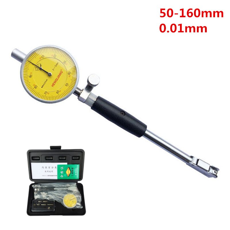 50-160mm Zifferblatt Bohrung Messgerät See Durchmesser Messung Messgerät Innen Durchmesser Skala Zylinder Volumen Meter Messuhr 18 -35-50-160