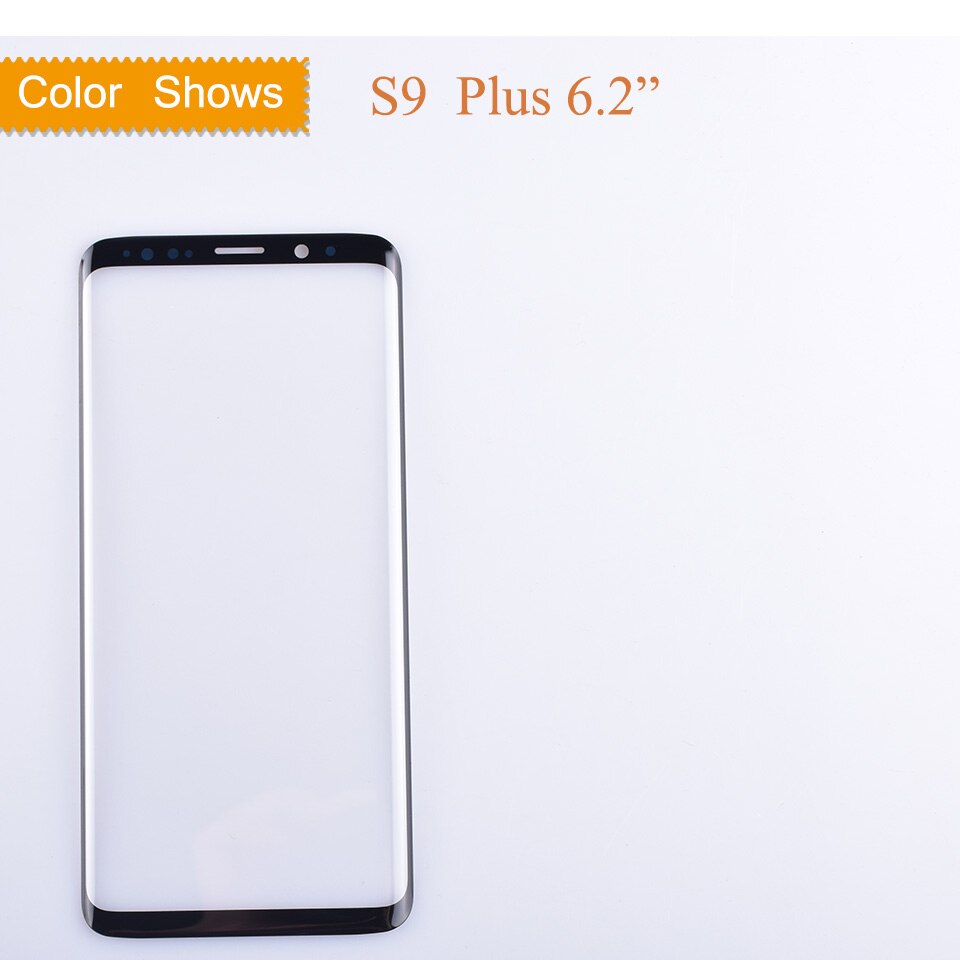 For samsung galaxy  s9 g960 g960f sm -g960f s9 plus  g965f sm -g965f berøringsskjerm front glasspanel ytre glass linse ingen lcd  s9 plus: S9 pluss ingen gave
