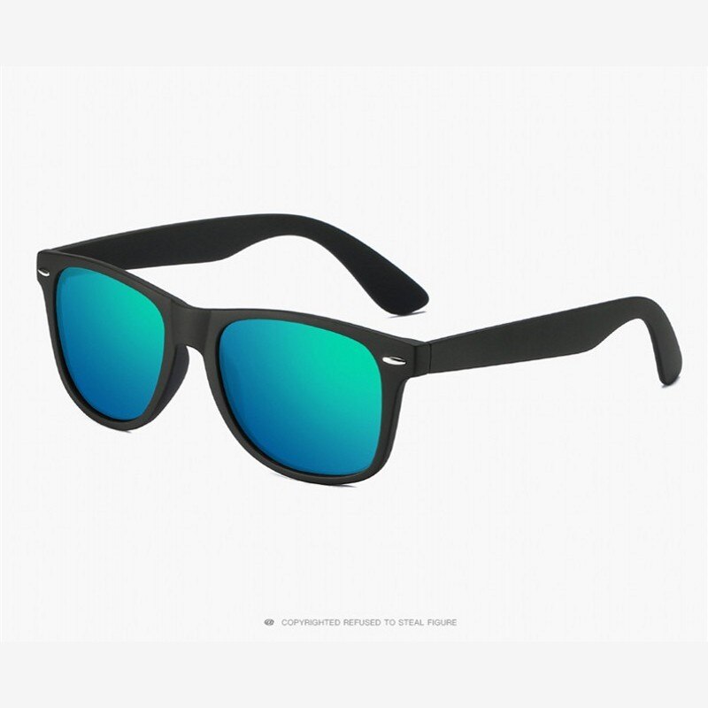 Polarized Sunglasses Men Women Driving Coating Points Black Frame Eyewear Male Sun Glasses UV400 Rays Sunglasses: black F green