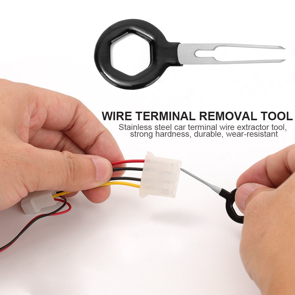 11pcs Car Terminal Removal Kit Wiring Crimp Connector Pin Extractor Puller Terminal Repair Tools