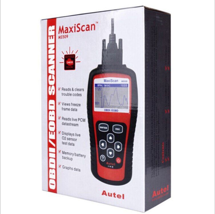 OBD Scanner MS509 Scanner OBD2/EOBD Fault Code Reader MaxiScan MS509 US&Asian&European Universal Car Diagnostic Tool