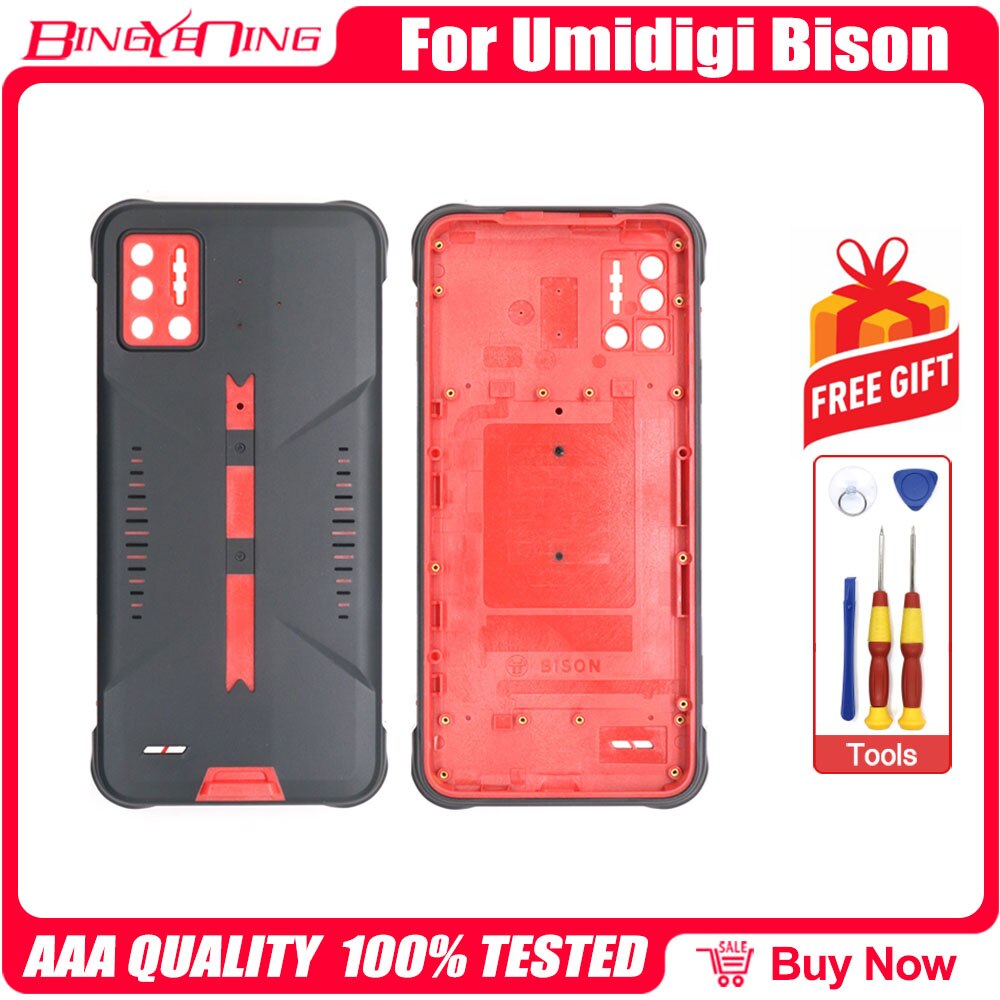 BingYeNing For A5 Pro A7 Pro A9 Pro Battery Cover Back Housing For Umidigi S5 Pro Bison Battery Cover