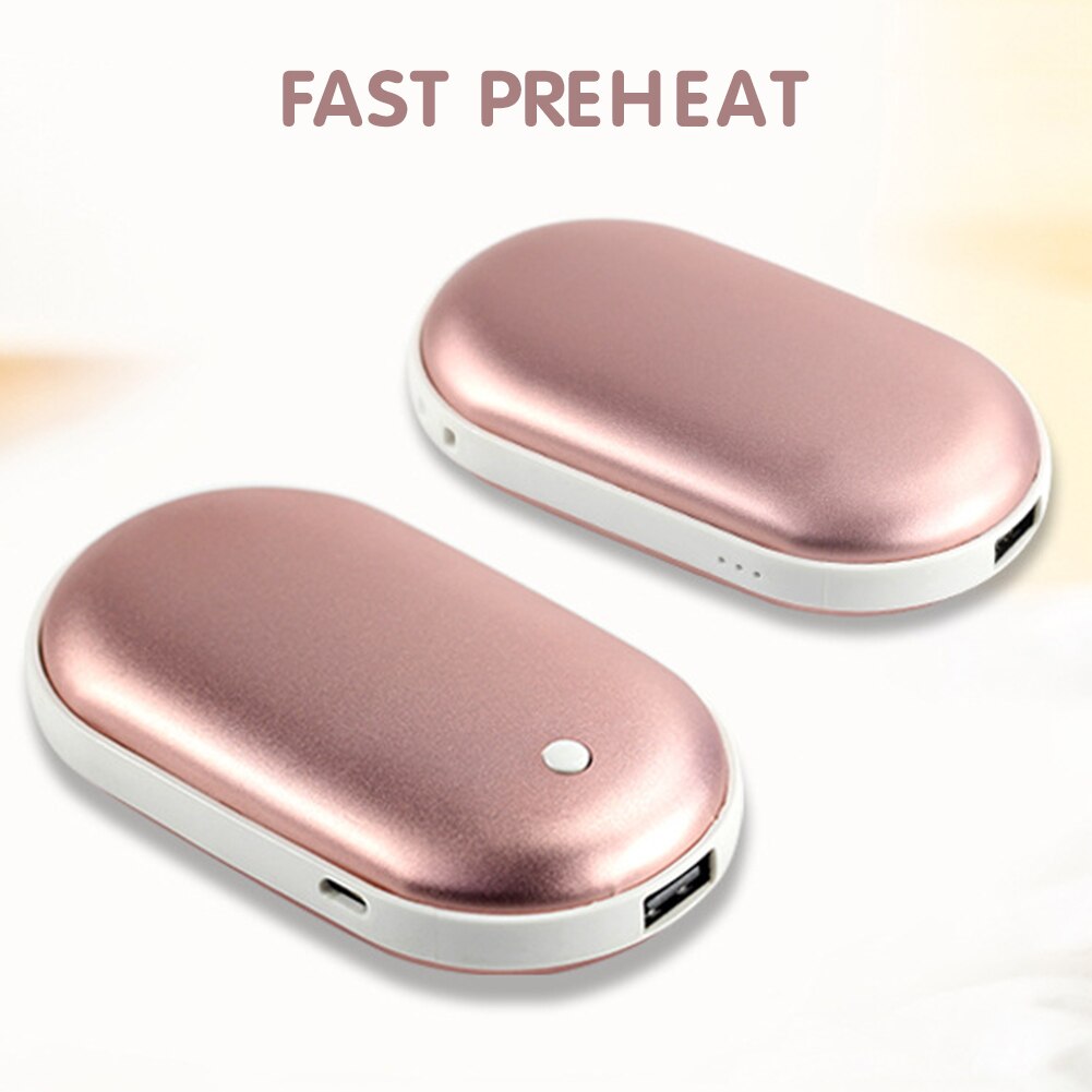 Zimowy mini ogrzewacz dłoni poduszka elektryczna USB akumulator poręczny podgrzewacz kieszonkowy mini kreskówka grzejnik elektryczny ciepły 2400mAh