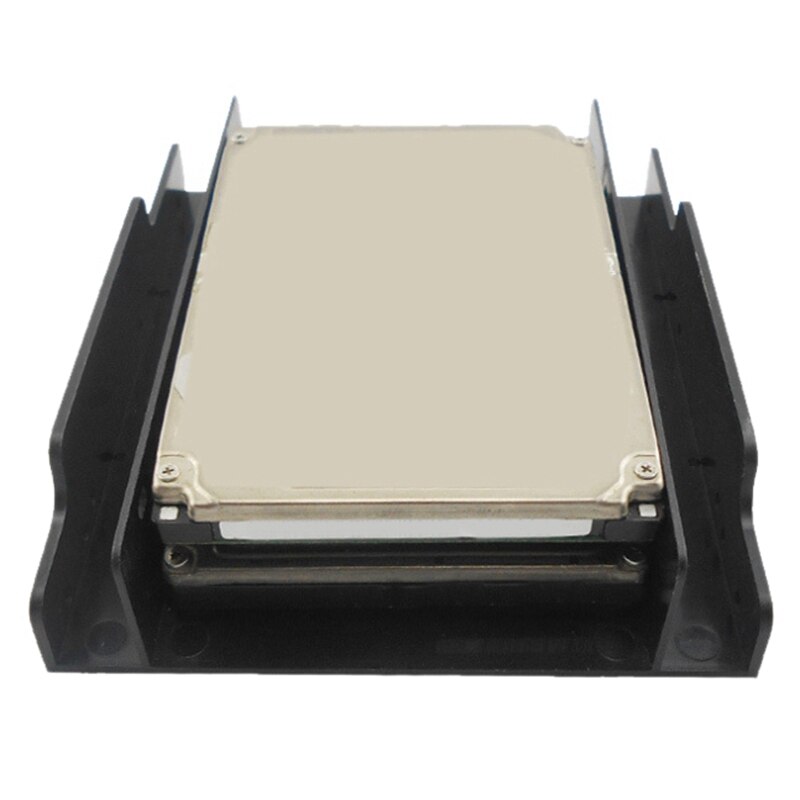 3.5 Inch to 2.5 Inch SSD/HDD Hard Drive Drive Bay Adapter Mounting Bracket Converter,Double Bay