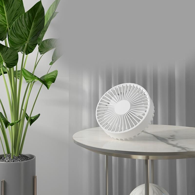 K32C 5.9'' USB Rechargeable Desk Fan 3 Speed Ceiling Fan 1200mAh for Father's Day
