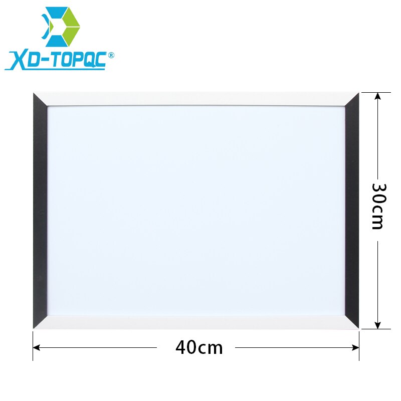 XINDI 30*40cm Magnetic Whiteboard MDF Black &amp; White Frame Wooden Drawing Board Home Decorative Notice Boards WB08