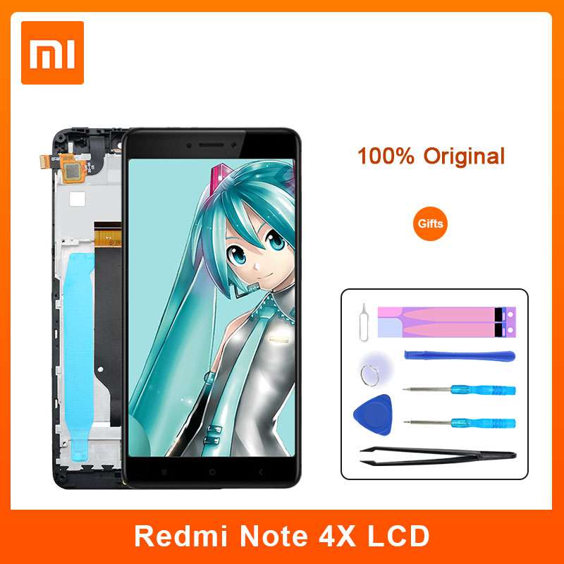 Original Xiaomi Redmi Note 4X LCD Display 5.5"Touchscreen Digitizer with Frame Only for Snapdragon 625 (Global Version)