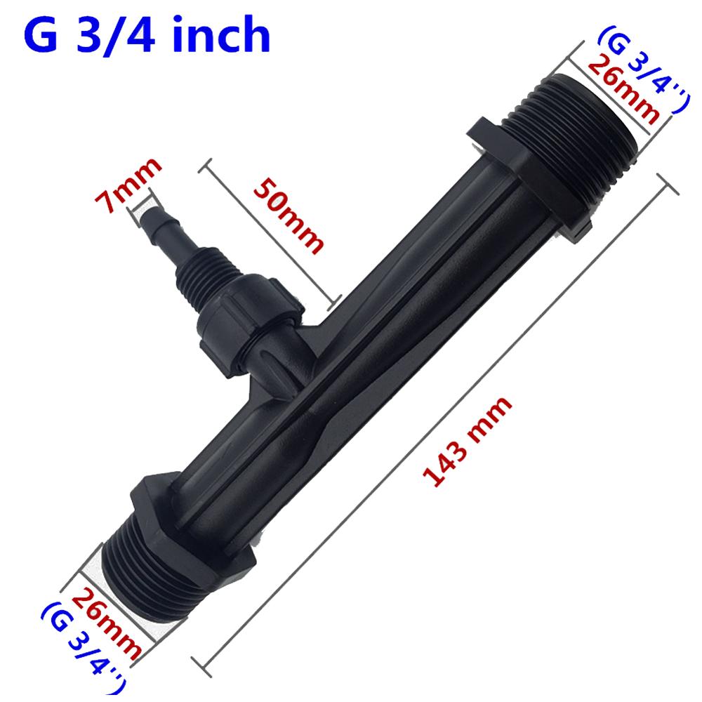 1/2'' 3/4'' connector Irrigation fertilizer injector Automatic Fertilizer Kit Garden water connection Venturi Mixer Injectors
