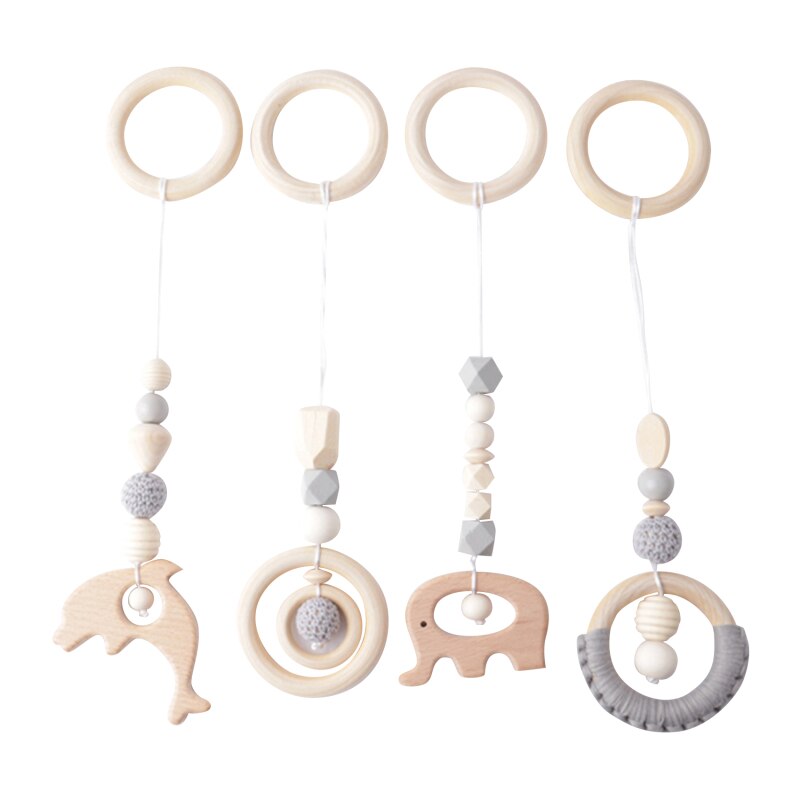 Leuke Cartoon Baby Bijtring Food Grade Tandjes Bijtring Speelgoed Diermodel Bijtring Diy Ketting Baby Speelgoed Nieuw