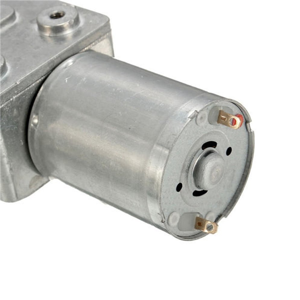 Mw370 cc 12v 30rpm Reversible de alto par Turbo tornillo reductor CC