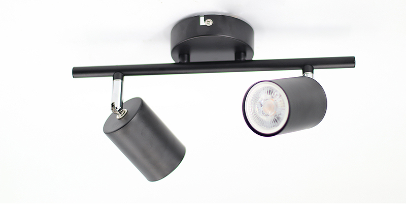 Luz de techo LED giratoria, focos de techo ajustables de 4 vías, luces de cocina, focos de iluminación para sala de estar: Azul